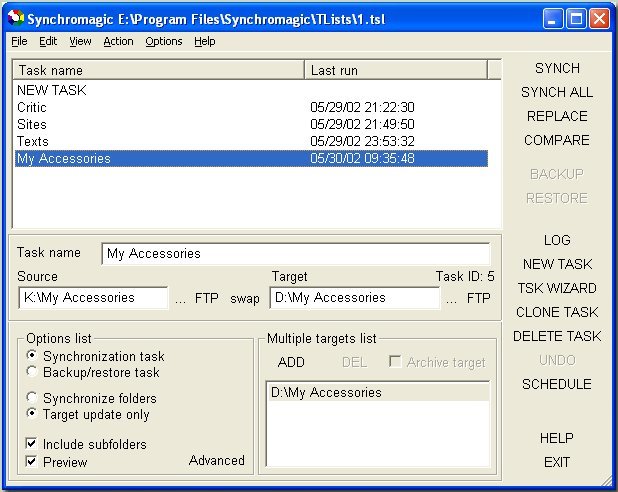 Synchromagic Pro Screenshot